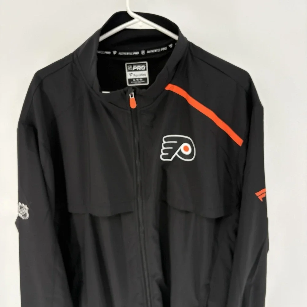 Philadelphia Flyers Authentic Pro Full Zip Windbreaker NHL Fanatics Tech Men XL